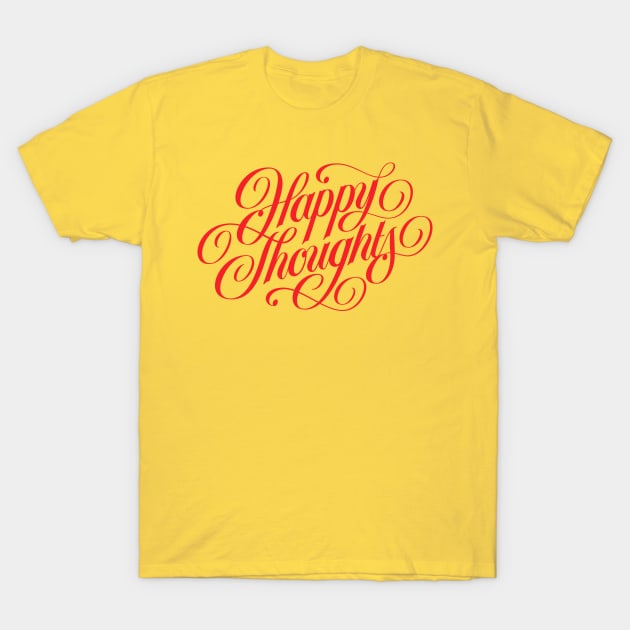 Happy Thoughts. T-Shirt by bjornberglund